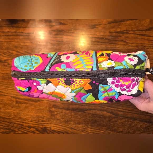 Vera Bradley Large Cosmetic Bag Va Va Bloom NWT - Picture 3 of 6